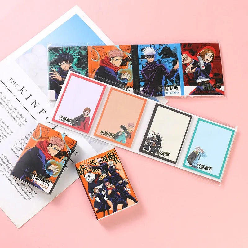 Jujutsu Kaisen Sticky Notes Set of 4