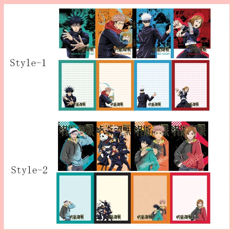 Jujutsu Kaisen Sticky Notes Set of 4