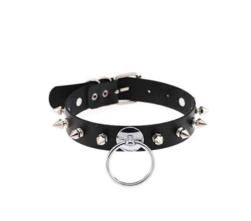Punk Choker O-rings with Spikes