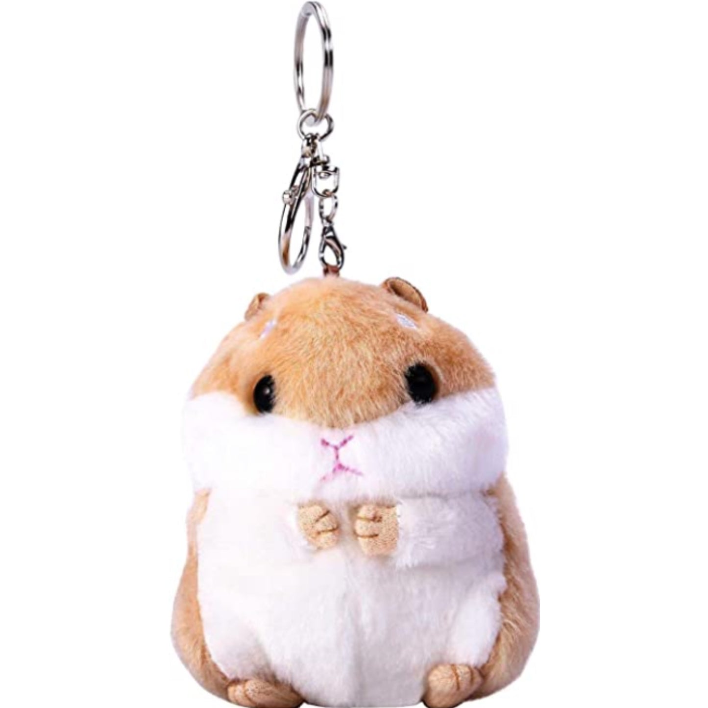 Hamster Plush Keychain