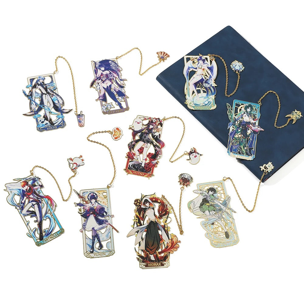 Genshin Metallic Bookmarks | Pre Order