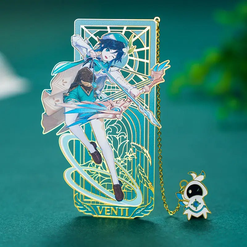 Genshin Metallic Bookmarks | Pre Order