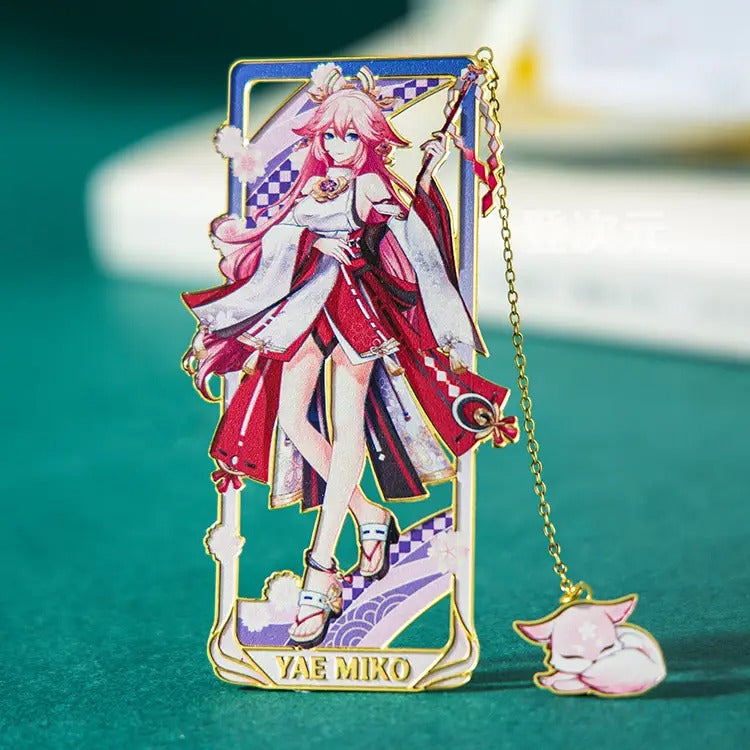 Genshin Metallic Bookmarks | Pre Order