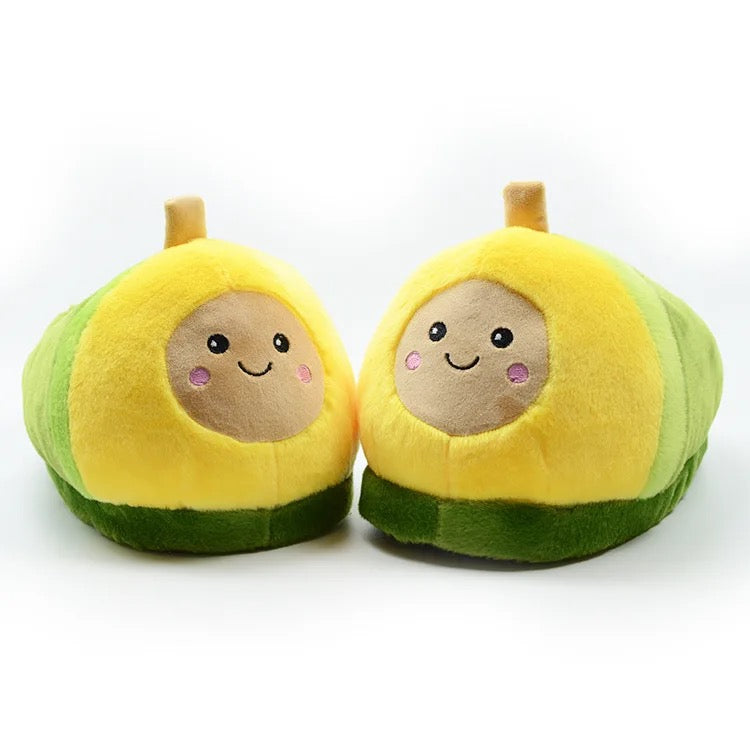 Avocado Plush Slippers