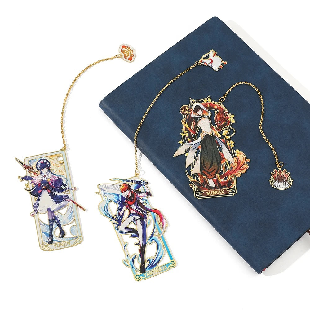 Genshin Metallic Bookmarks | Pre Order