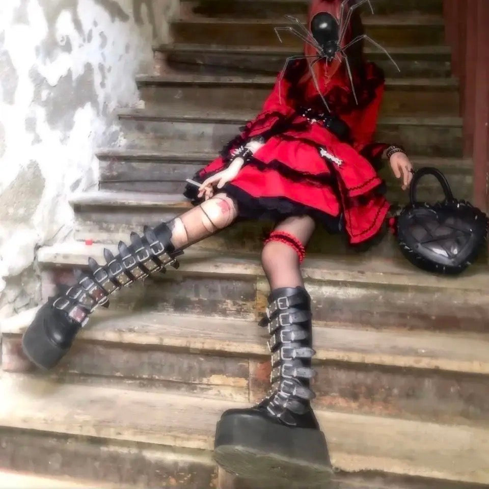 Vintage Gothic Knee High Boots | Pre Order