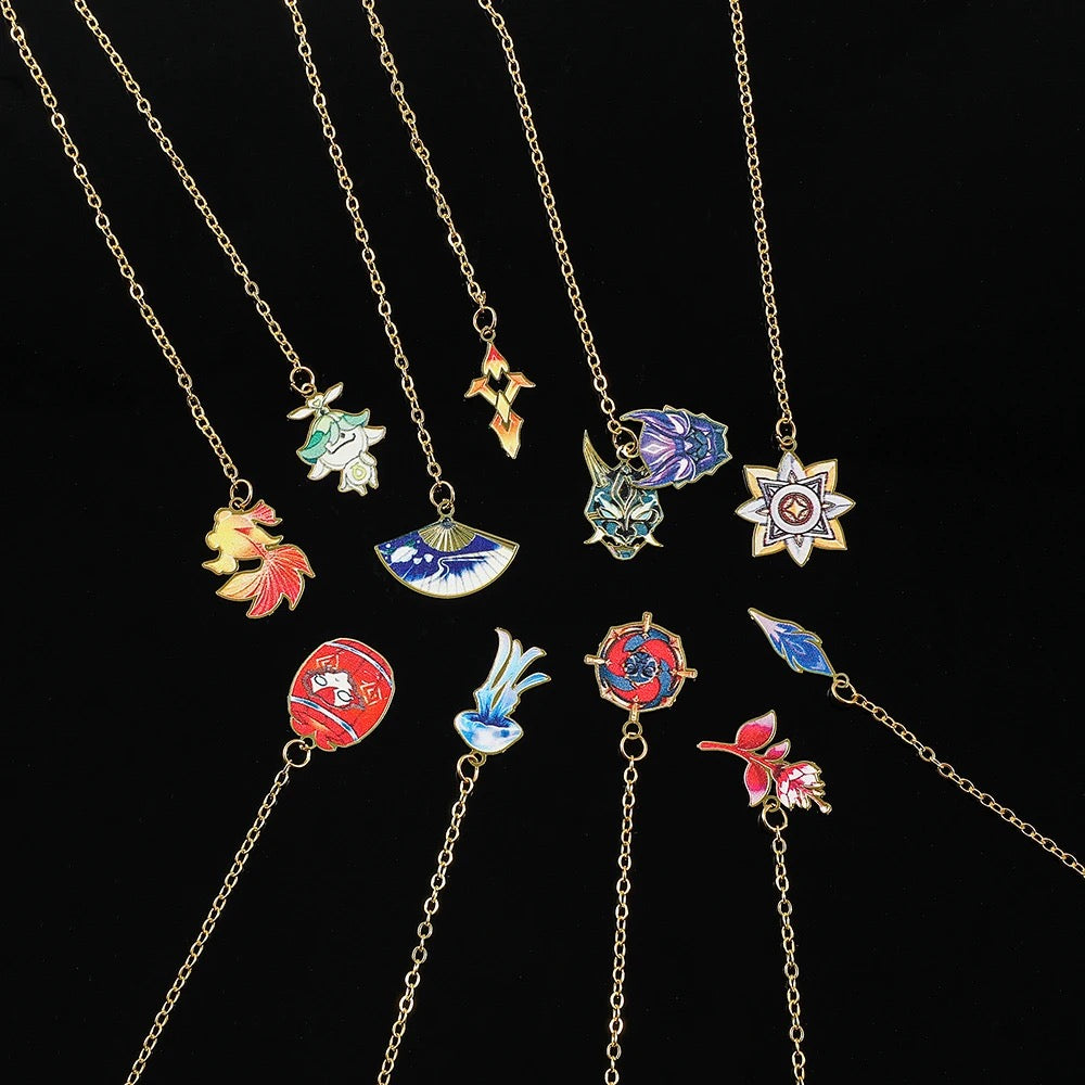 Genshin Metallic Bookmarks | Pre Order