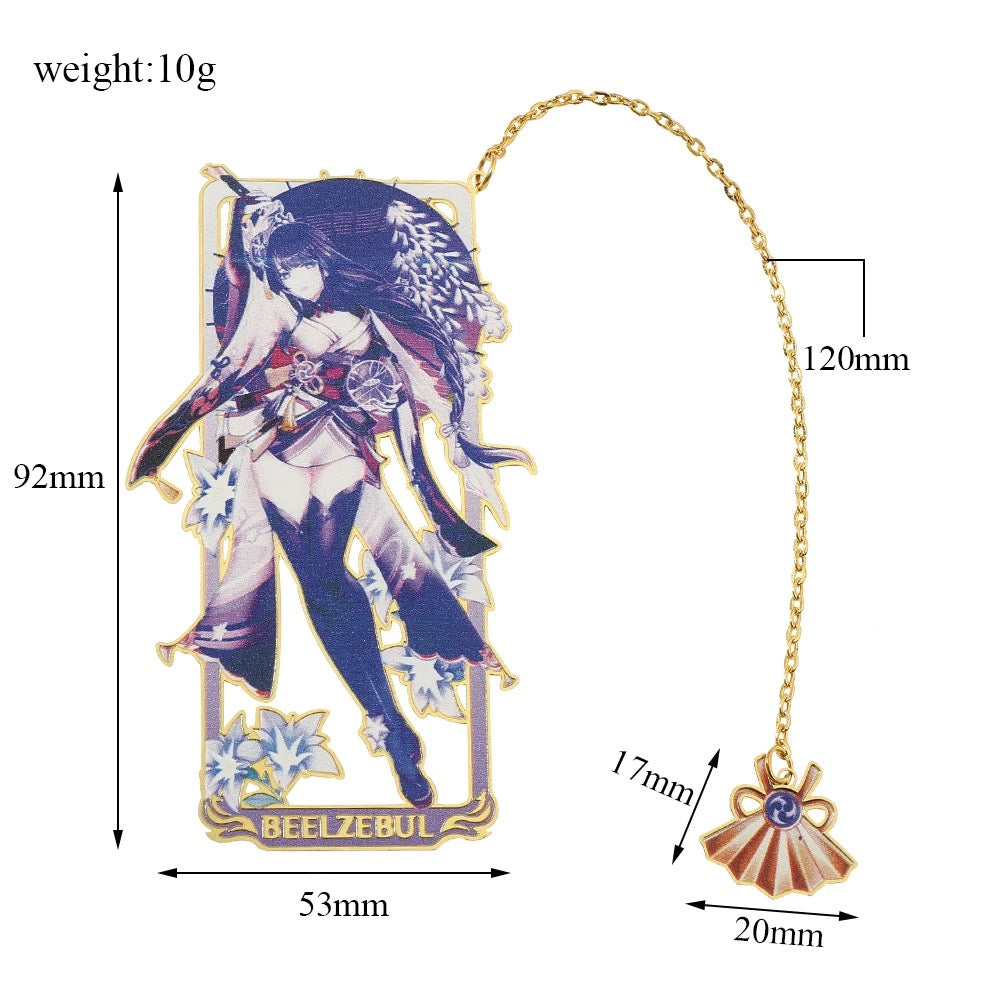 Genshin Metallic Bookmarks | Pre Order