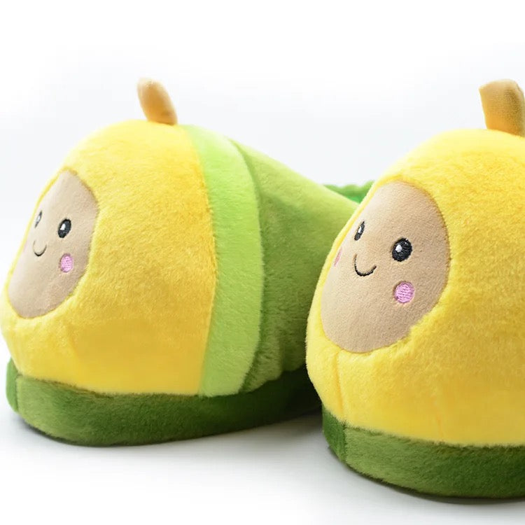 Avocado Plush Slippers