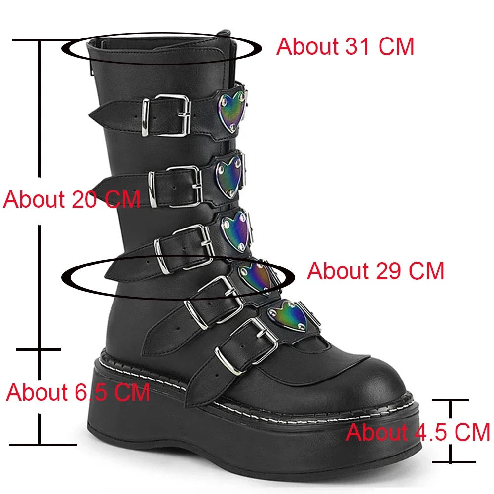 Heart Wedges Boots | Pre Order