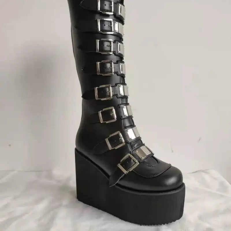 Vintage Gothic Knee High Boots | Pre Order