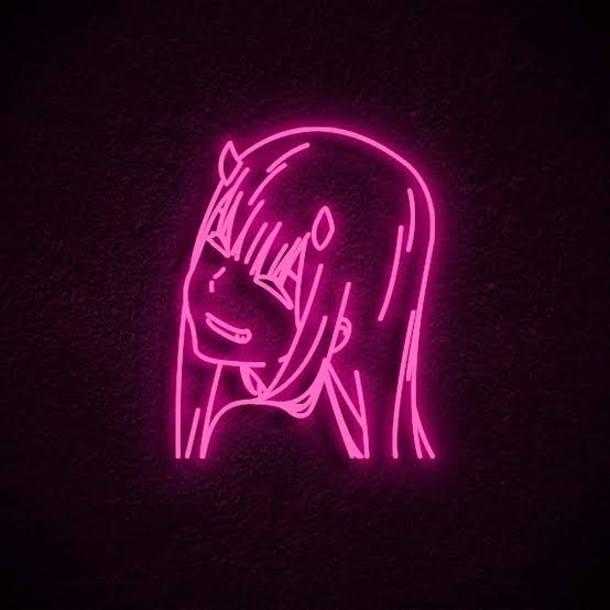 Zero Two Neon Lamp