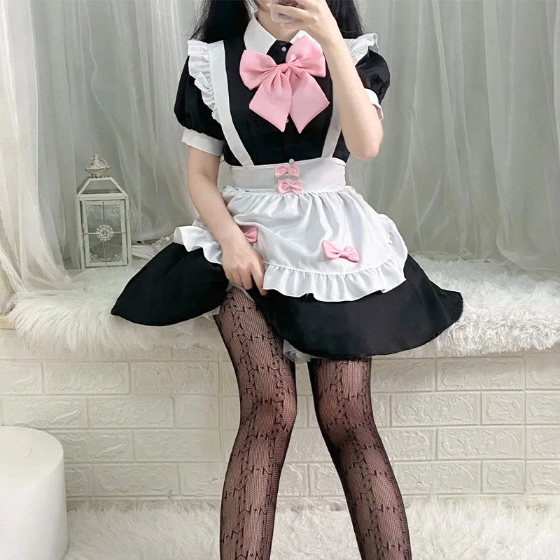 Pink Bow Lolita Maid Dress | Pre Order