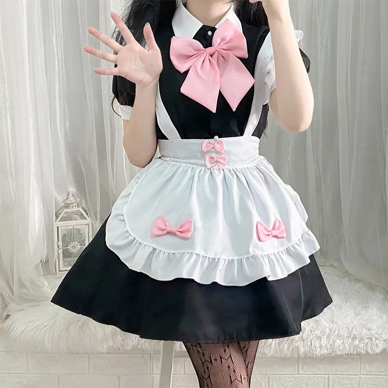 Pink Bow Lolita Maid Dress | Pre Order