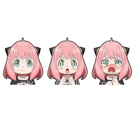 Anya Lenticular Sticker