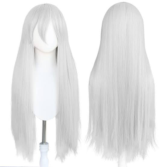 Long White Wig