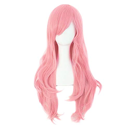 70cm Long Curly Hair Ends Costume Cosplay Wig (Pink)| Pre Order