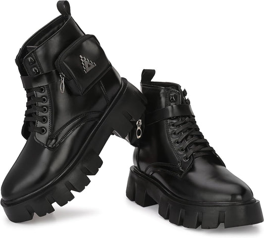 Side Pochet High Ankle boots | Pre Order