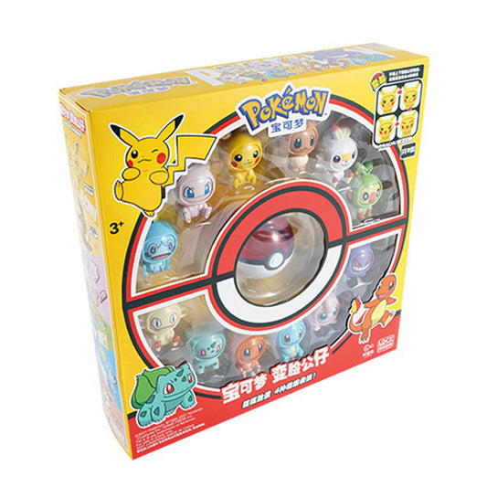 Face-changing Pokémon Figure Toy - Set of 12 | Pre order