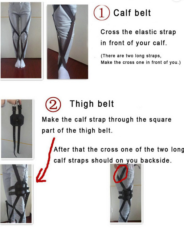 Attach On Titan Harness