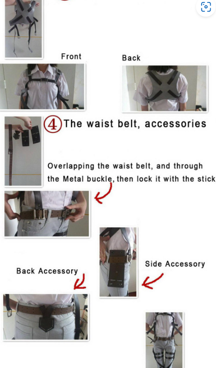 Attach On Titan Harness
