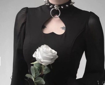 Punk Choker O-rings with Spikes