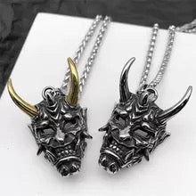 Oni Mask Necklace | Pre Order