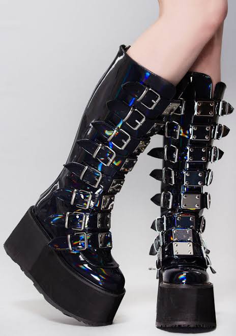 Vintage Gothic Knee High Boots | Pre Order