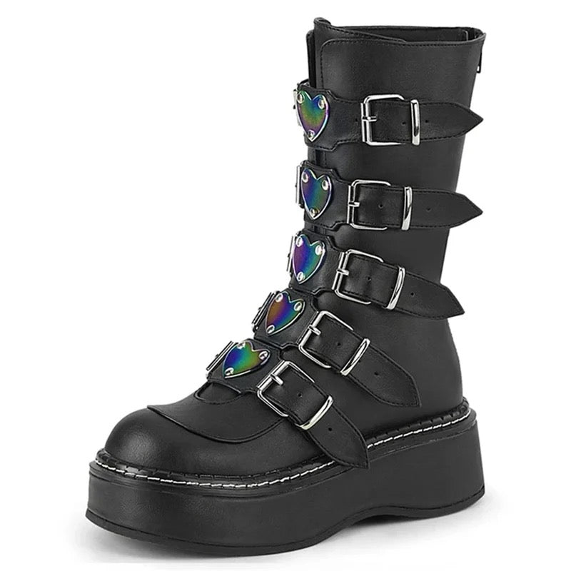 Heart Wedges Boots | Pre Order