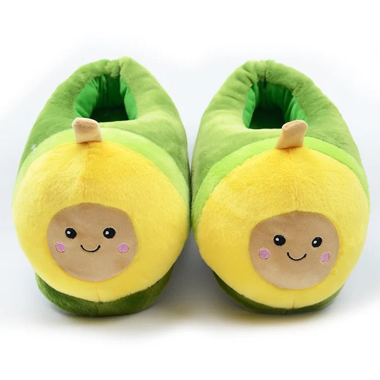 Avocado Plush Slippers