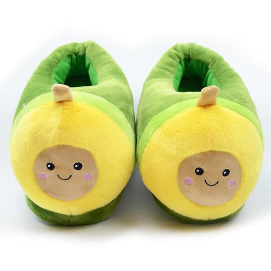 Avocado Plush Slippers