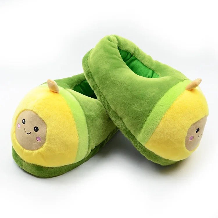 Avocado Plush Slippers