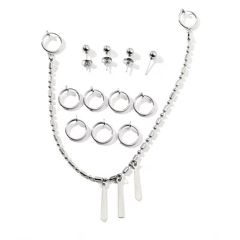 Miyamura Lip Chain Set