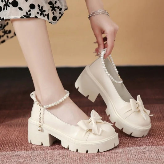 White Pearl Mary Jane | Pre Order