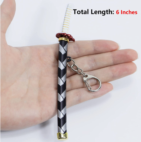 Larmuroki 6 inches Anime Katana Sword Keychain