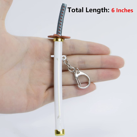 Shinobu 6 inches Anime Katana Sword Keychain
