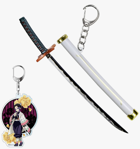 Shinobu 6 inches Anime Katana Sword Keychain