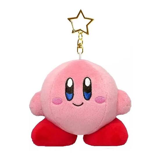 Kirby Star Keychain Plush