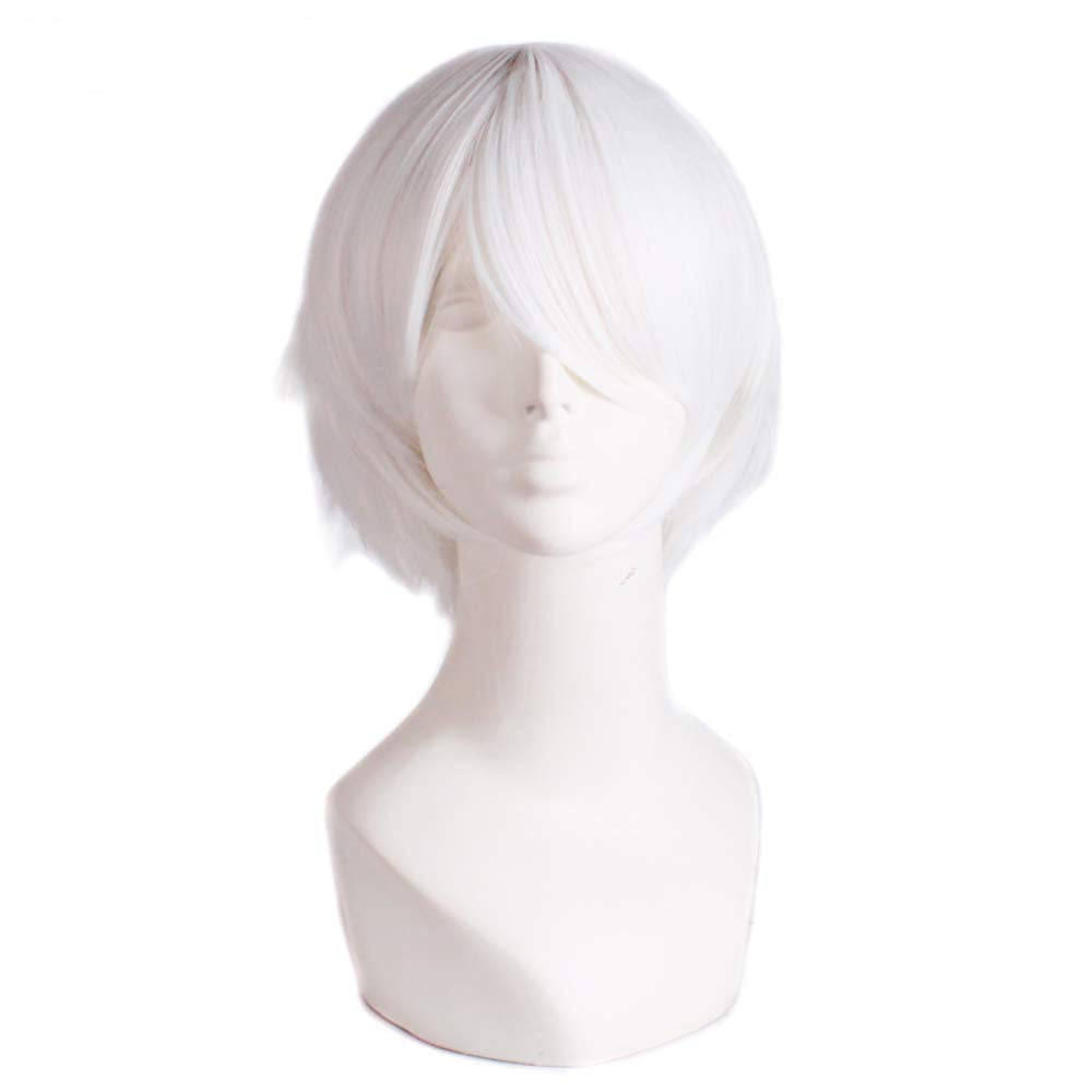 Short White Wig