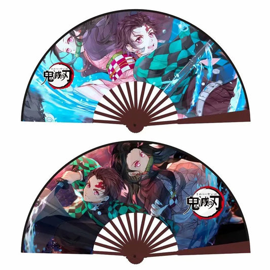 Demon Slayer Japanese Bamboo Fan